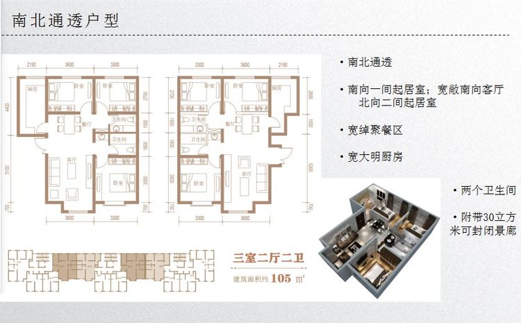 国瑞生态城 3室2厅2卫1厨