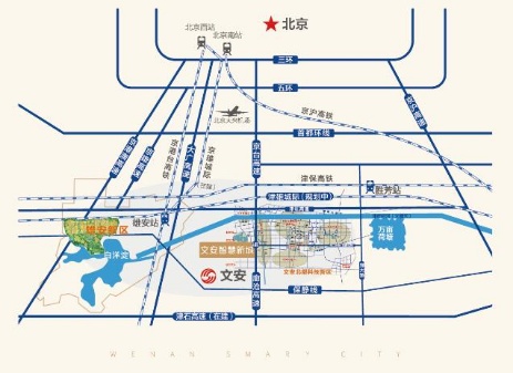 文安智慧新城交通图