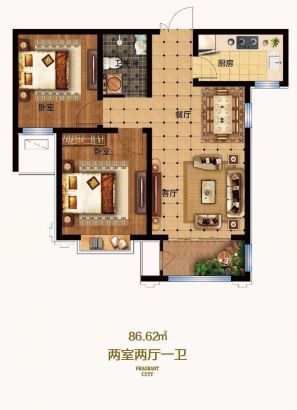 建面98M²