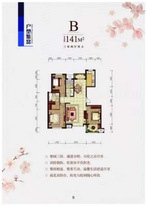 户型图建面98M²