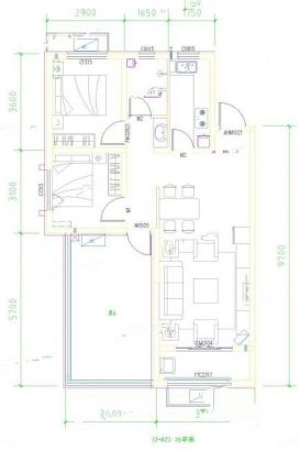 建面98M²