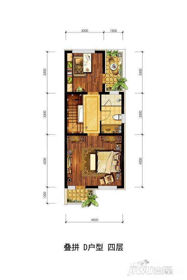 空港新都孔雀城3室1厅1卫1厨