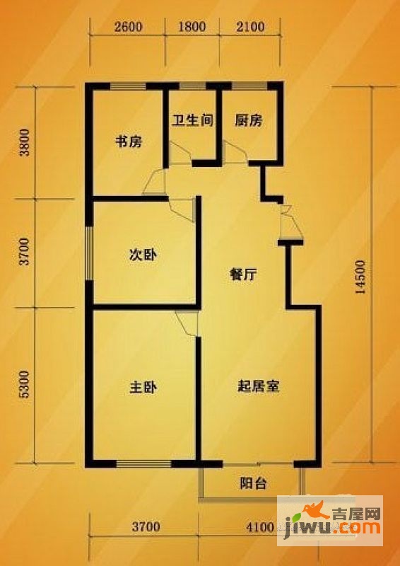 空港新都孔雀城3室1厅1卫1厨