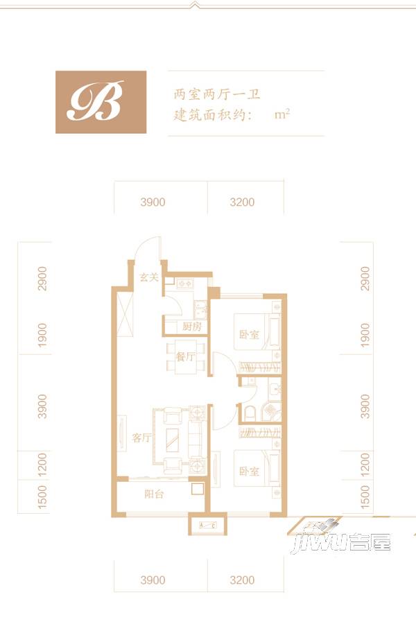 荣盛阿尔卡迪亚城东区3室1厅1卫1厨