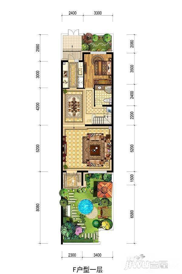 空港新都孔雀城3室1厅1卫1厨