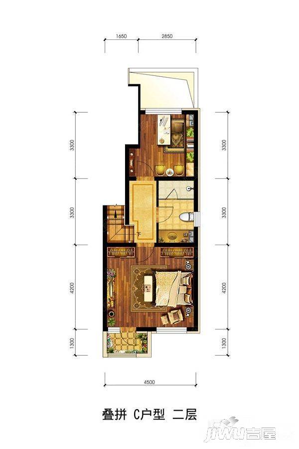 空港新都孔雀城3室1厅1卫1厨